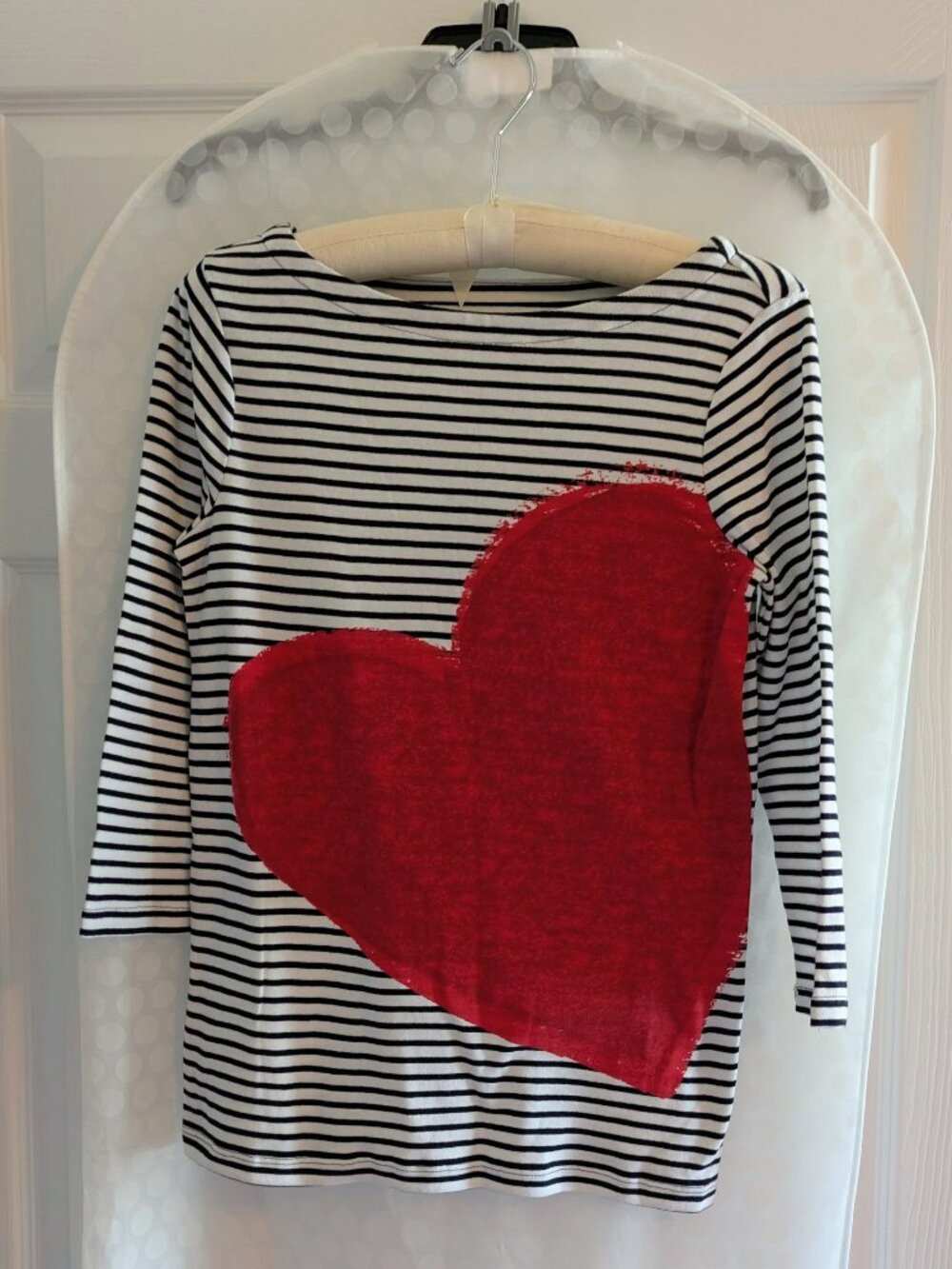 Chico's Heart Themed Top - Size 0